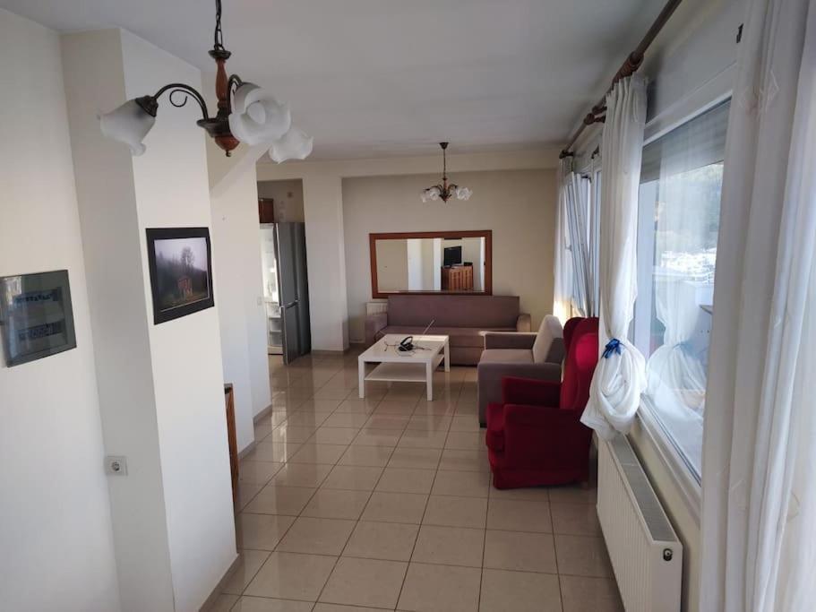 Finas Penthouse,Private Terrace,Great View,Mins From Sea Apartment Kavála Luaran gambar